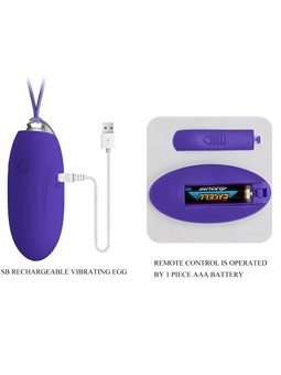 Pretty Love - Jenny Youth Violating Egg Remote Control Violet