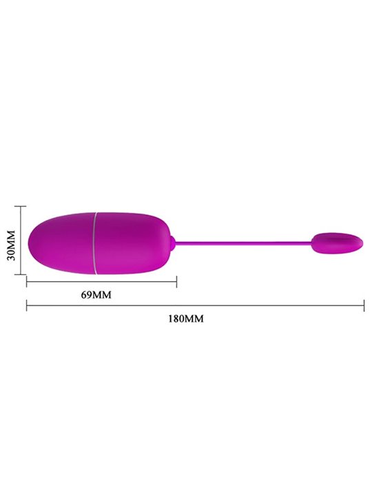 Pretty Love - Nymph Vibrating Egg App Controlled Purple