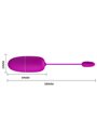 Pretty Love - Nymph Vibrating Egg App Controlled Purple
