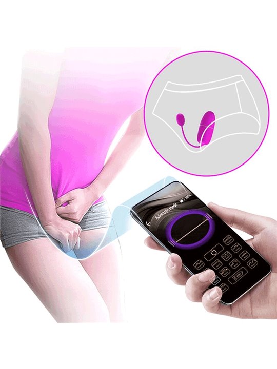 Pretty Love - Ninfa Uovo Vibrante con App Viola