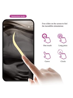 Pretty Love - Ninfa Uovo Vibrante con App Viola