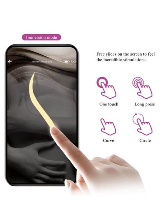Pretty Love - Nymph Vibrating Egg App Controlled Purple