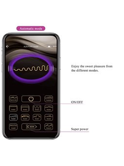 Pretty Love - Ninfa Uovo Vibrante con App Viola