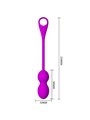 Pretty Love - Elvira Rechargeable Vibrating Balls Purple