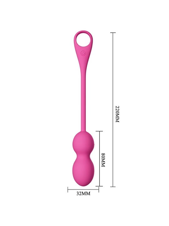 Pretty Love - Elvira Pink Rechargeable Vibrating Balls