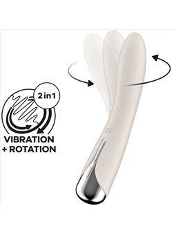 Satisfyer - Spinning Vibe 1 G-Spot Beige Rotator Vibrator
