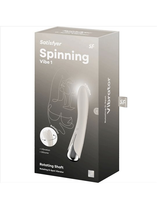 Satisfyer - Spinning Vibe 1 G-Spot Beige Rotator Vibrator