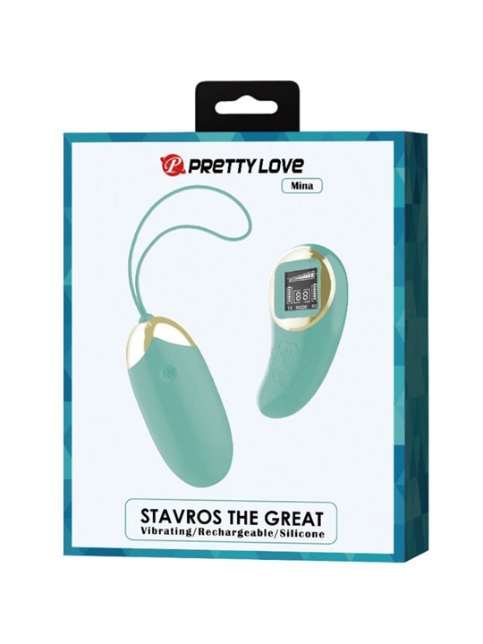 Pretty Love - Uovo Vibrante Mina con Telecomando Verde