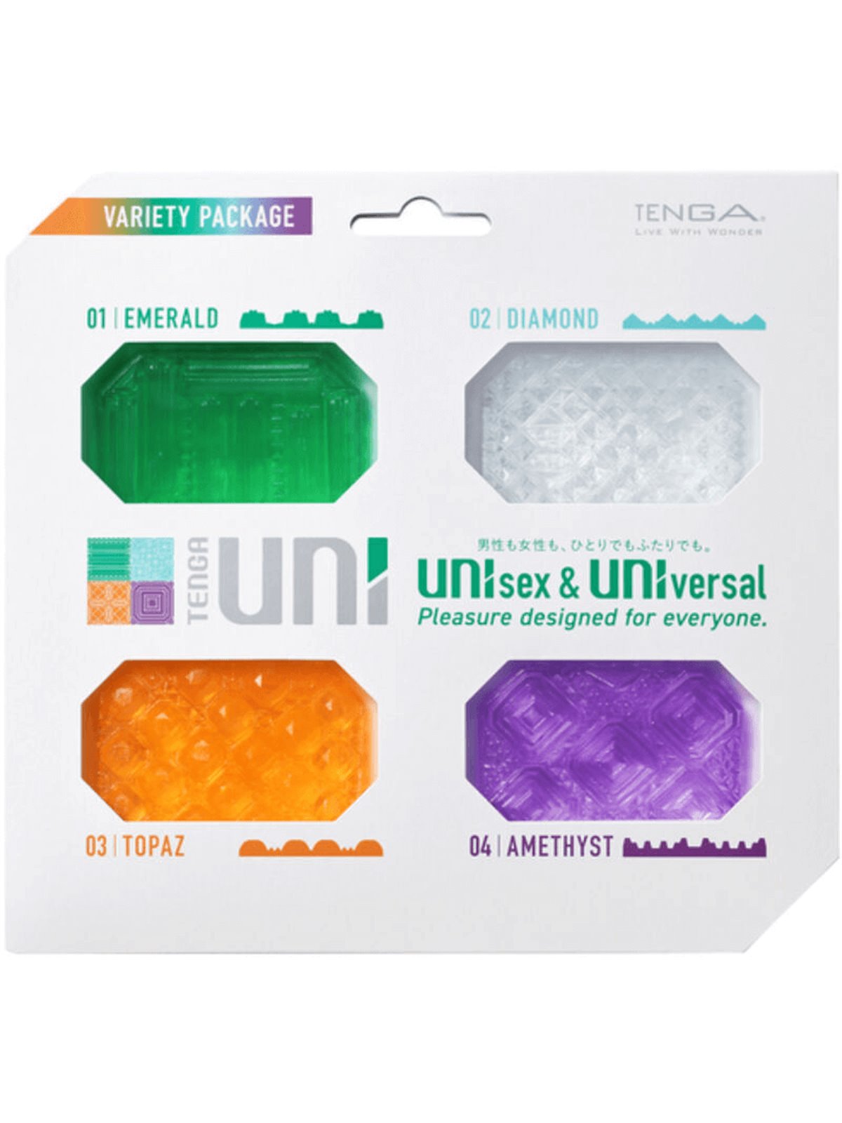 Tenga - Confezione 4 Ditali Masturbatori Uni (4 Colori)