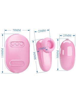 Pretty Love - Proiettile Vibrante Magic Box e Stimolatore Rosa