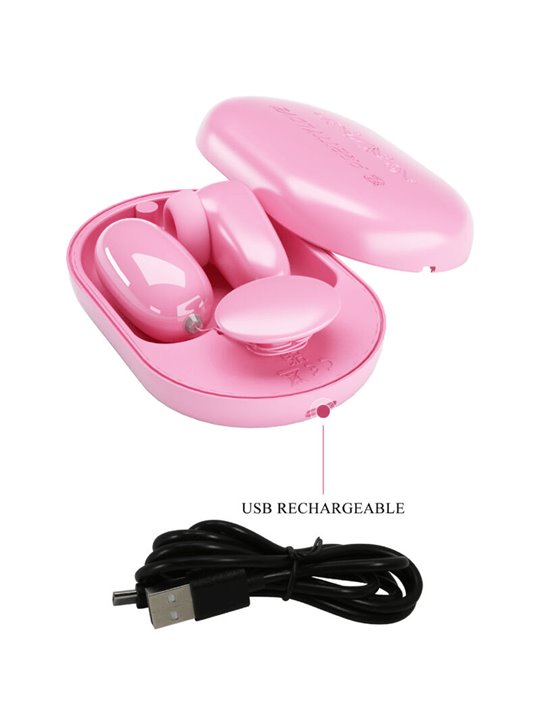 Pretty Love - Magic Box Vibrating Bullet & Pink Stimulator