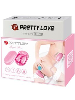 Pretty Love - Proiettile Vibrante Magic Box e Stimolatore Rosa