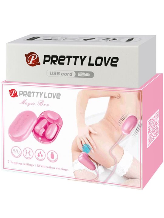 Pretty Love - Magic Box Vibrating Bullet & Pink Stimulator