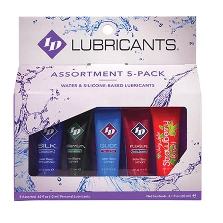 Id Juicy Lube - Confezione Assortita 5 Lubrificanti Da 12 ML