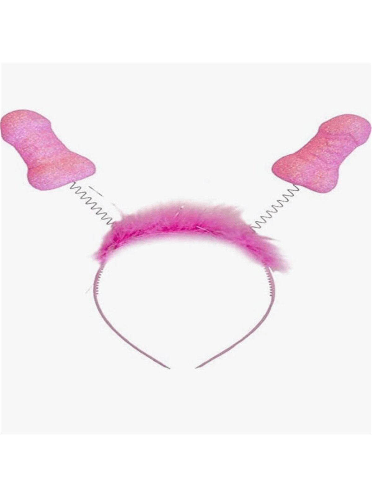 Diablo Picante - Cerchietti per Capelli Rosa Glitter 6 PZ