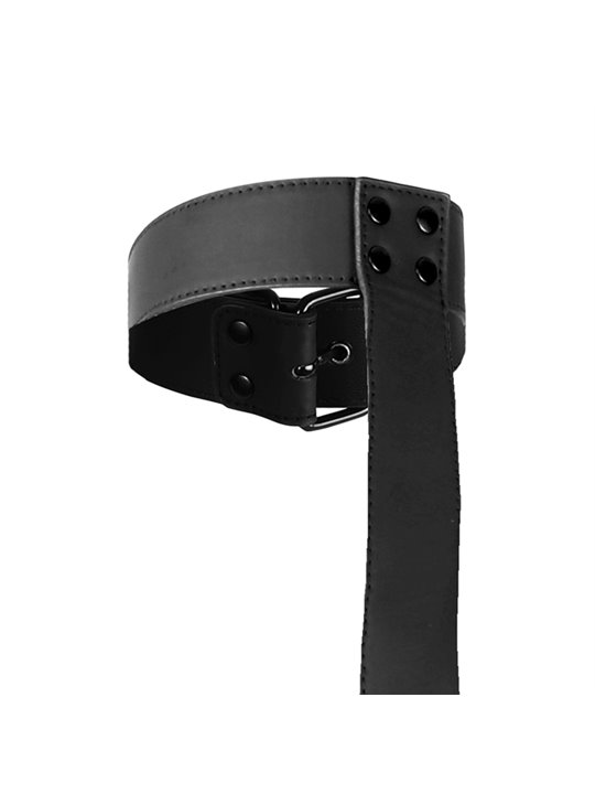 Fetish Submissive Bondage - Collar & Wrist Cuffs Body Restraint Set