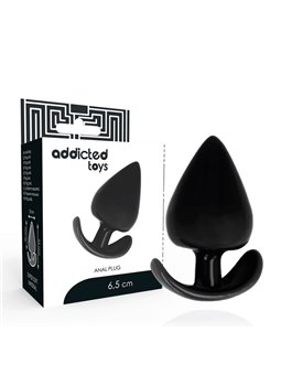 Addicted Toys - Plug Anale in Silicone Nero 6,5 CM