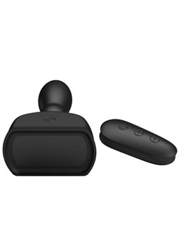 Mr Play - Plug Anale Gonfiabile con Telecomando Nero