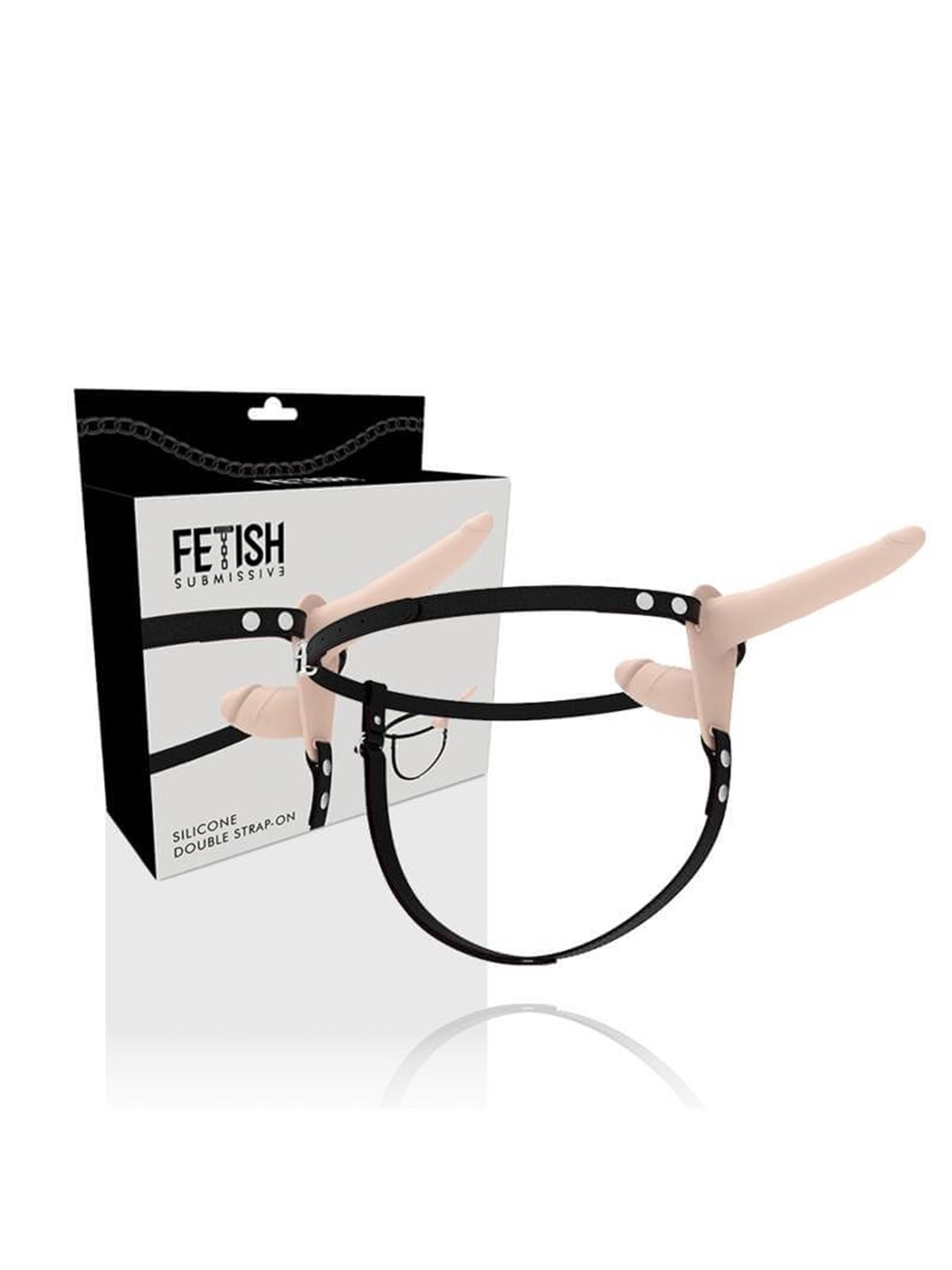 Fetish Submissive Harness - Double Penetration Flesh