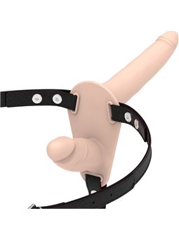 Fetish Submissive Harness - Double Penetration Flesh