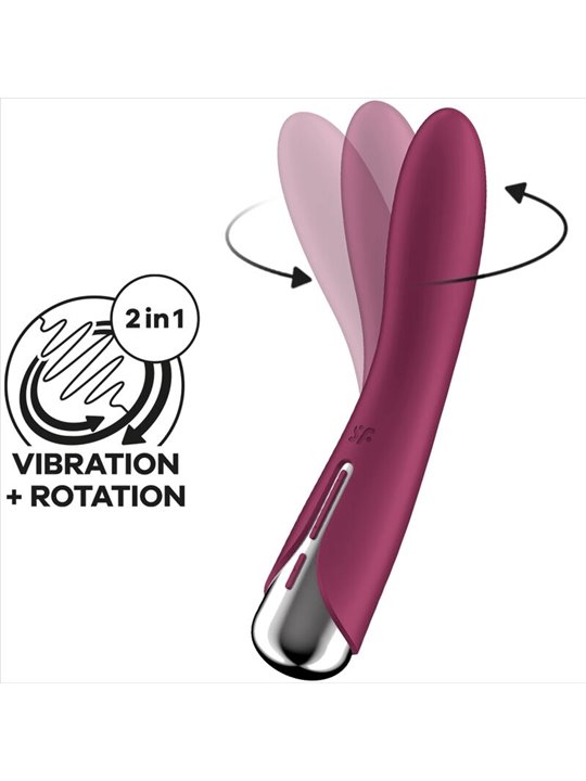 Satisfyer - Spinning Vibe 1 Vibratore G-Spot Rotator Rosso