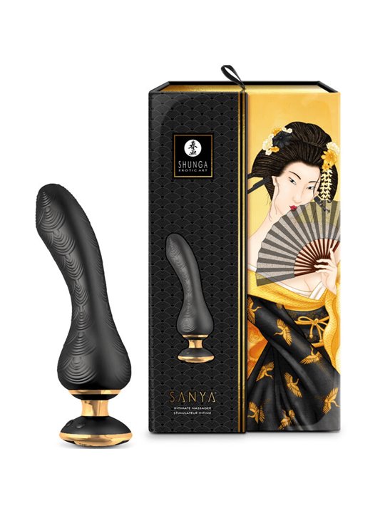 Shunga - Massaggiatore Intimo Sanya Nero