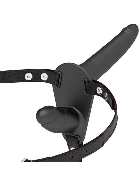 Fetish Submissive Harness - Black Double Penetration
