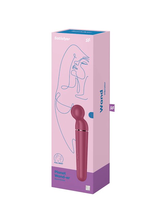 Satisfyer - Massaggiatore Vibratore Planet Wand-Er Berry