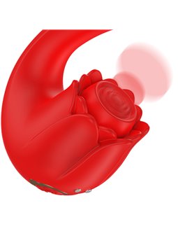 Mia -  Selena Stimolatore Vibrante + Tapping Rosso