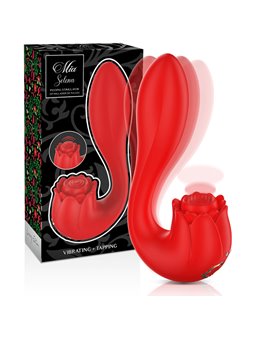 Mia - Selena Stimulator Vibrating + Tapping Red