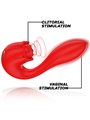 Mia -  Selena Stimolatore Vibrante + Tapping Rosso