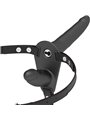 Fetish Submissive - Vibratore Doppio Indossabile Double Vibrator Strap-On Black