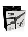Fetish Submissive - Vibratore Doppio Indossabile Double Vibrator Strap-On Black