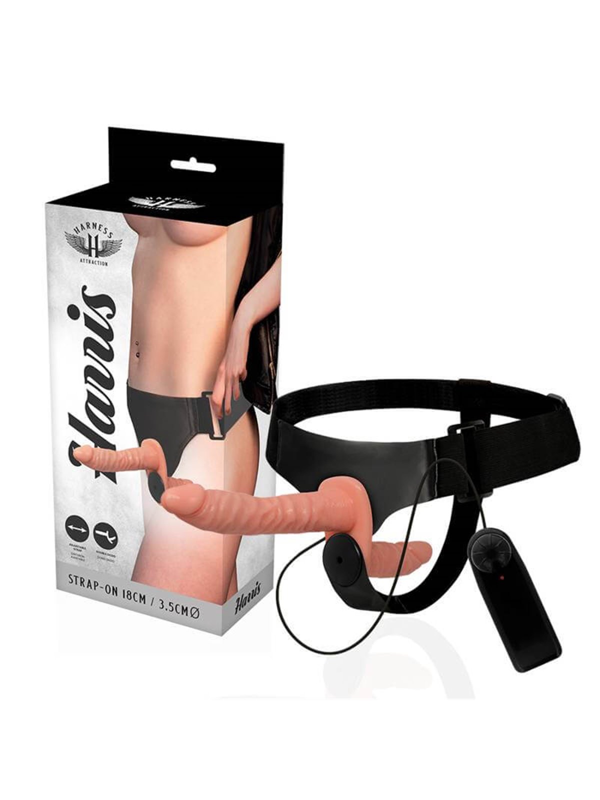 Harness Attraction - Harris Double Penetraci N With Vibration 18 X 3.5Cm