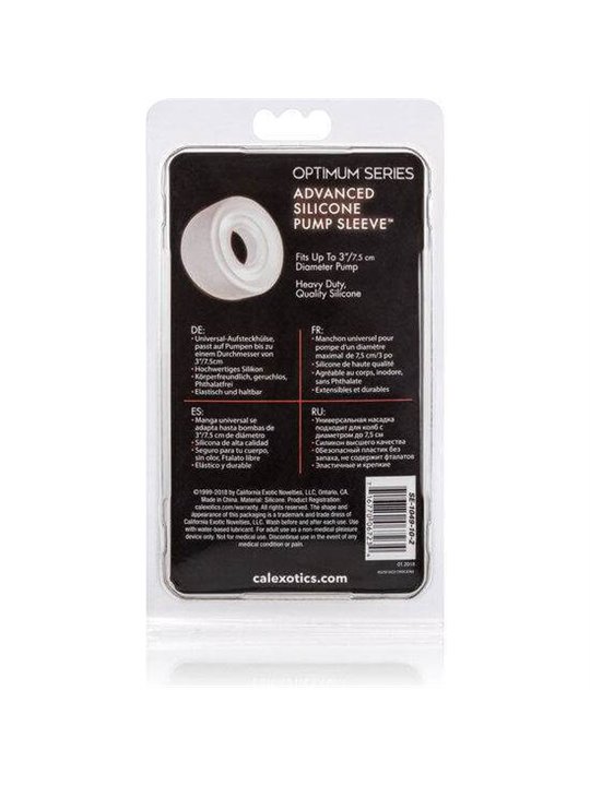 California Exotics - Adv Silicone Pump Sleeve Transparent