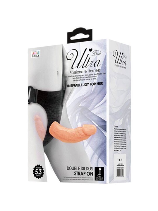 Baile - Ultra Passionate Double Dildos with Harness
