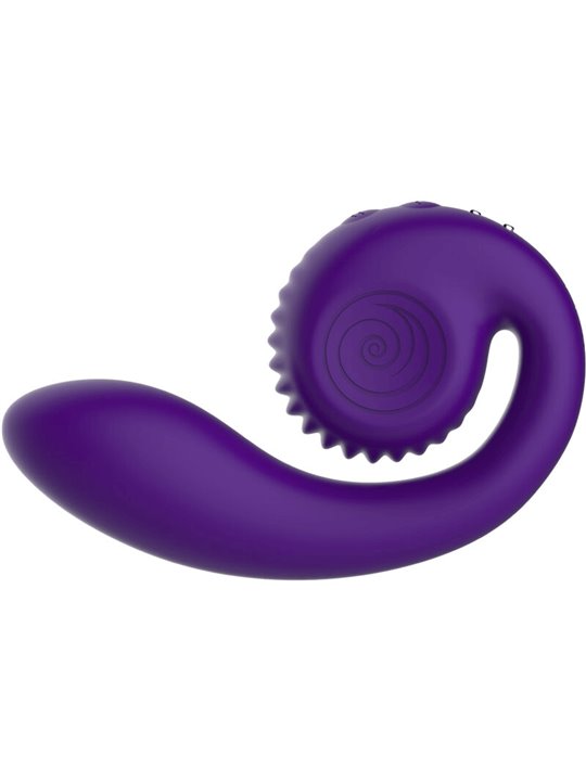 Snail Vibe - Gizi Dual Stimolatore Clitorideo e Punto G Viola