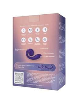 Snail Vibe - Gizi Dual Stimolatore Clitorideo e Punto G Viola