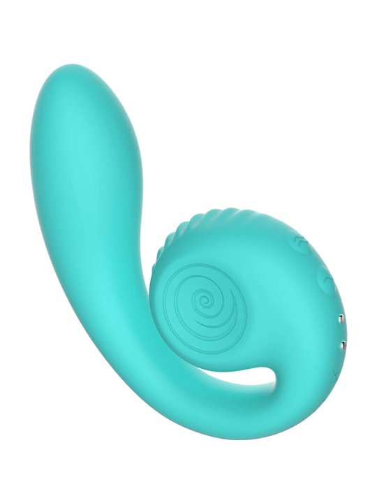 Snail Vibe - Gizi Dual Stimolatore Clitorideo e Punto G Turchese