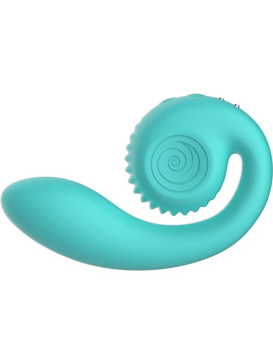 Snail Vibe - Gizi Dual Stimolatore Clitorideo e Punto G Turchese