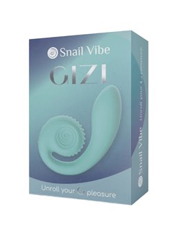 Snail Vibe - Gizi Dual Stimolatore Clitorideo e Punto G Turchese