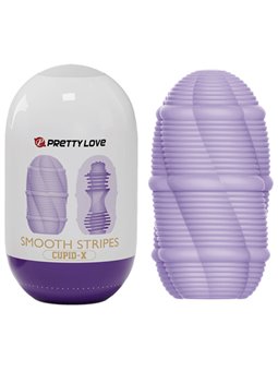Pretty Love - Smooth Stripes Cupid Masturbator Egg