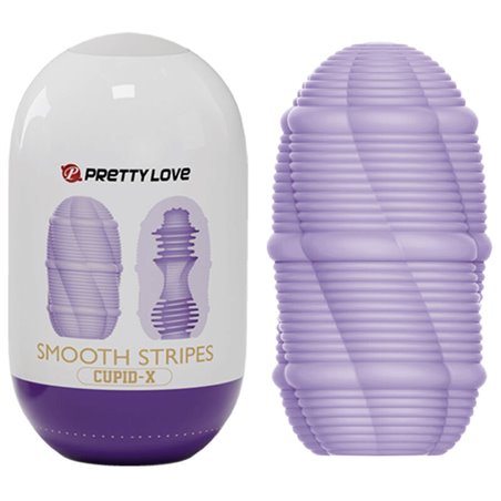 Pretty Love Smooth Stripes Cupid - Uovo Masturbatore per Uomo