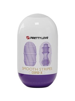 Pretty Love Smooth Stripes Cupid - Uovo Masturbatore per Uomo