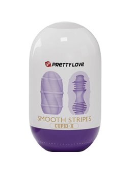 Pretty Love Smooth Stripes Cupid - Uovo Masturbatore per Uomo