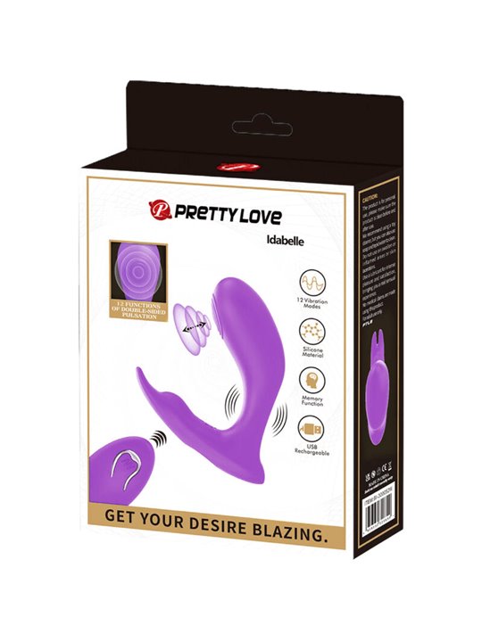 Pretty Love - Idabelle Vibration & Pulsation Remote Control Violet