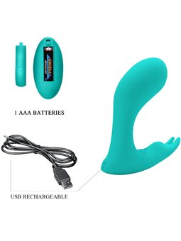 Pretty Love Idabelle - Massaggiatore con Vibrazione e Pulsazione Blu