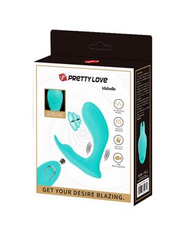 Pretty Love Idabelle - Massaggiatore con Vibrazione e Pulsazione Blu
