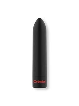 Oninder - Berlin Bullet Vibrator Black 9 Modes 8.5 X 2 CM - Free App