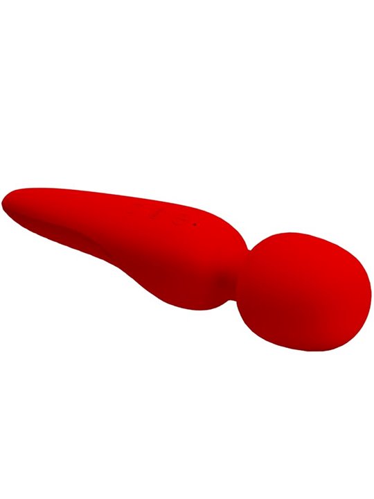 Pretty Love Meredith - Vibratore Massaggiatore Wand 12 Funzioni Rosso